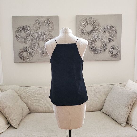 Wayf Poise Velvet Strappy Camisole -  size Medium in Black. - Picture 9 of 14
